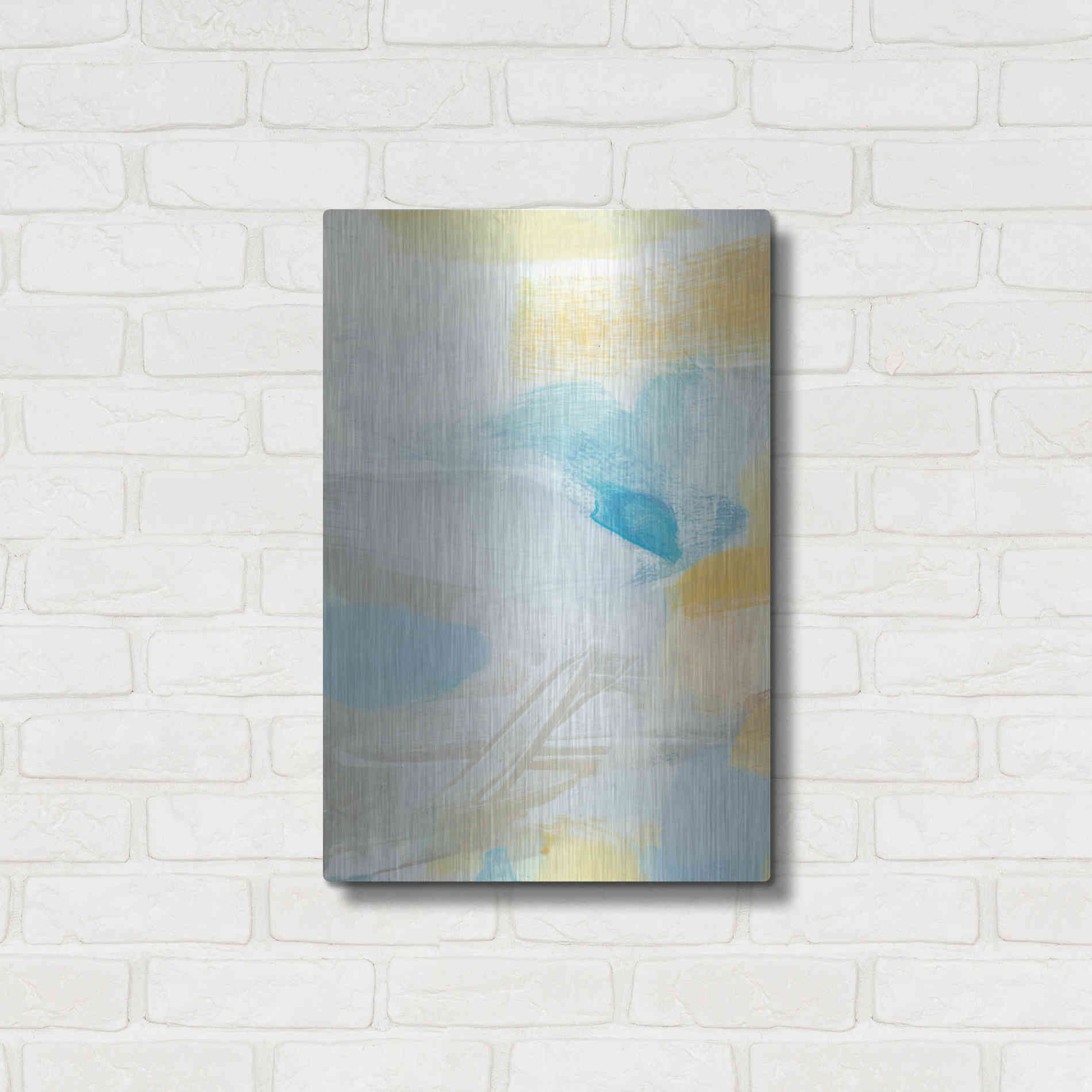 Luxe Metal Art 'Glimpse' by Christina Long, Metal Wall Art,16x24
