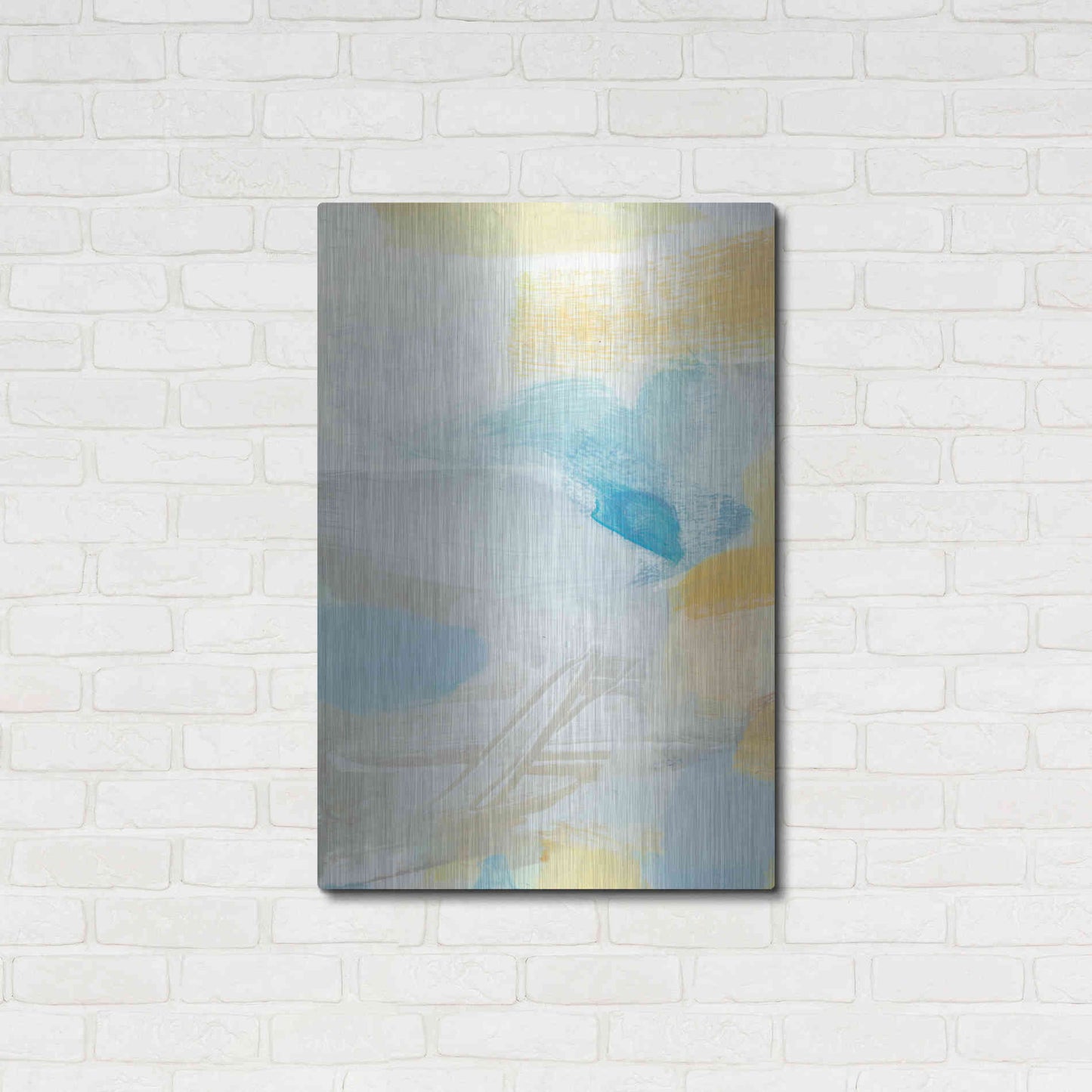 Luxe Metal Art 'Glimpse' by Christina Long, Metal Wall Art,24x36