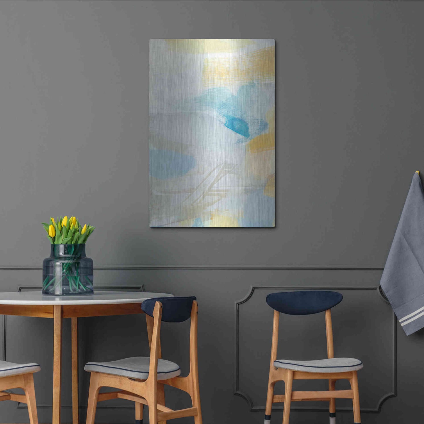 Luxe Metal Art 'Glimpse' by Christina Long, Metal Wall Art,24x36