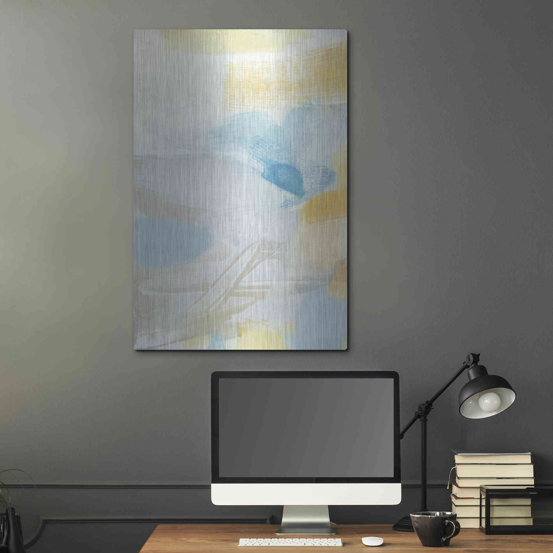 Luxe Metal Art 'Glimpse' by Christina Long, Metal Wall Art,24x36