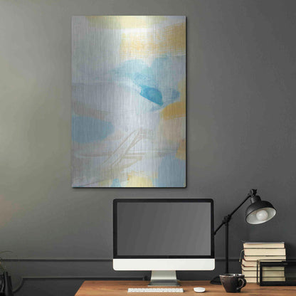 Luxe Metal Art 'Glimpse' by Christina Long, Metal Wall Art,24x36