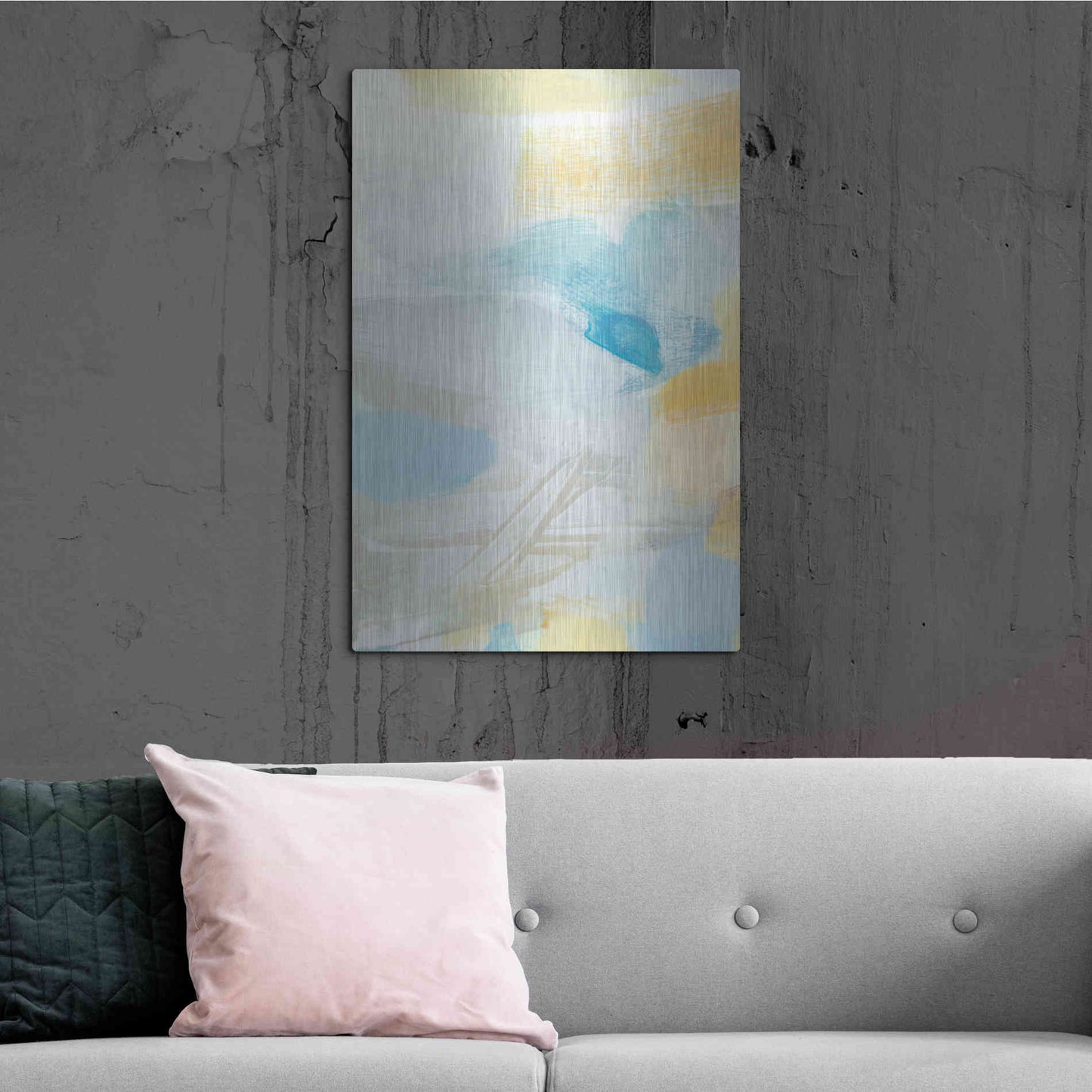 Luxe Metal Art 'Glimpse' by Christina Long, Metal Wall Art,24x36