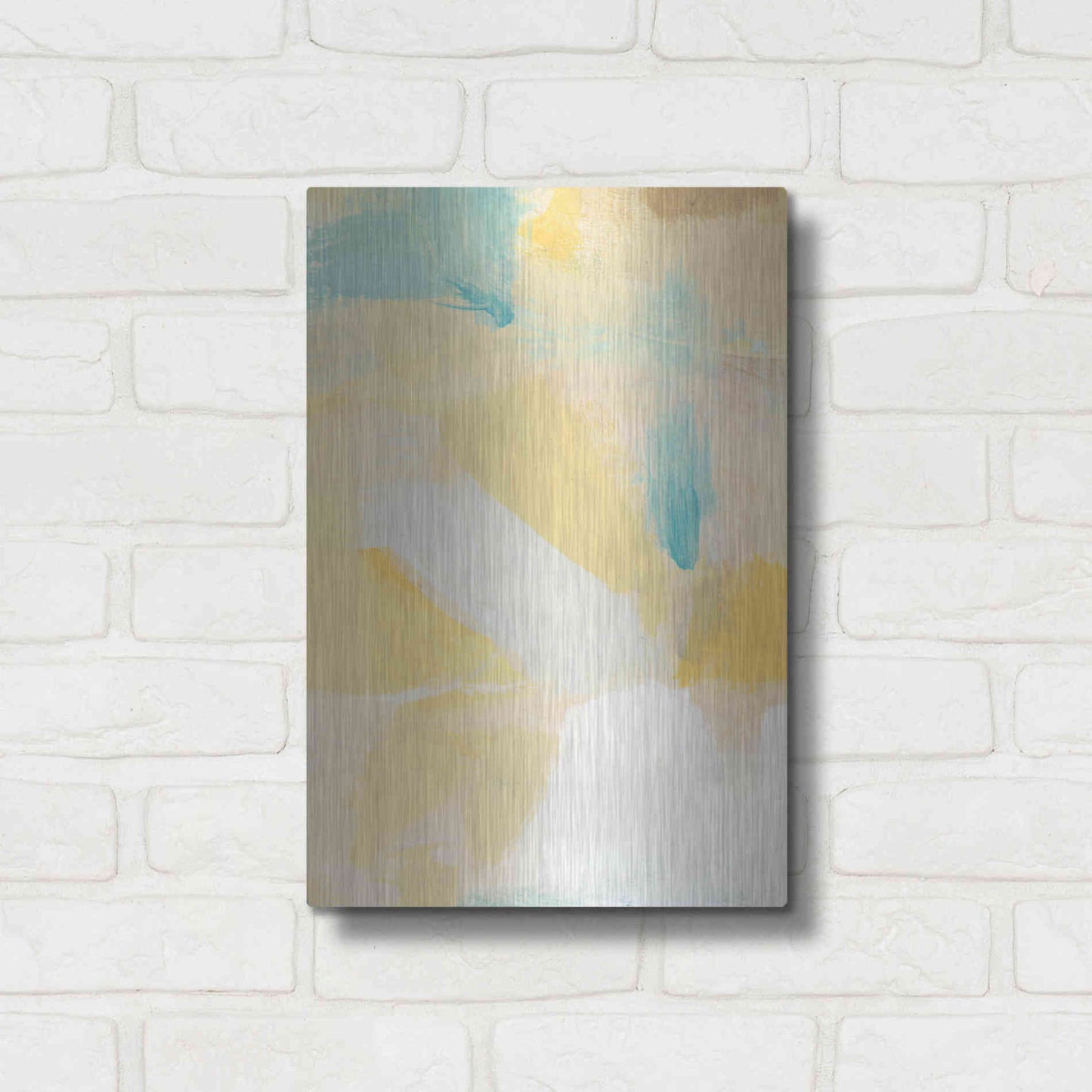 Luxe Metal Art 'Jules' by Christina Long, Metal Wall Art,12x16