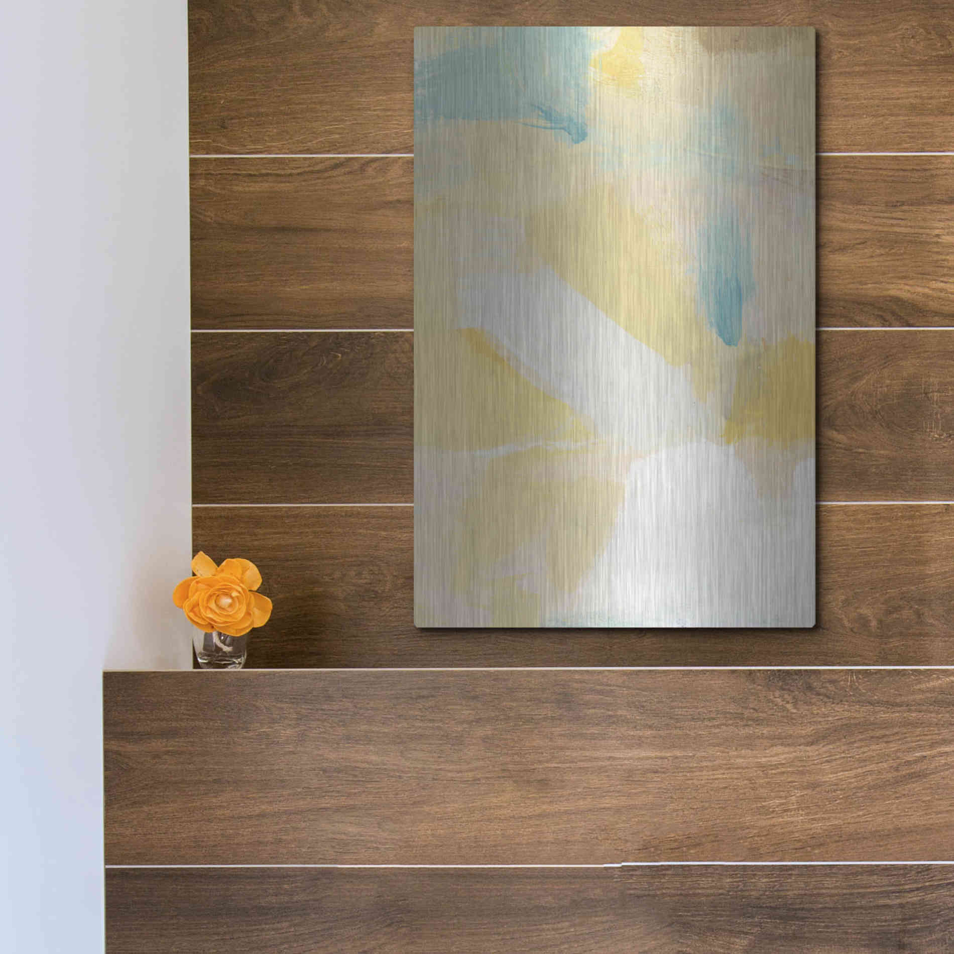 Luxe Metal Art 'Jules' by Christina Long, Metal Wall Art,12x16