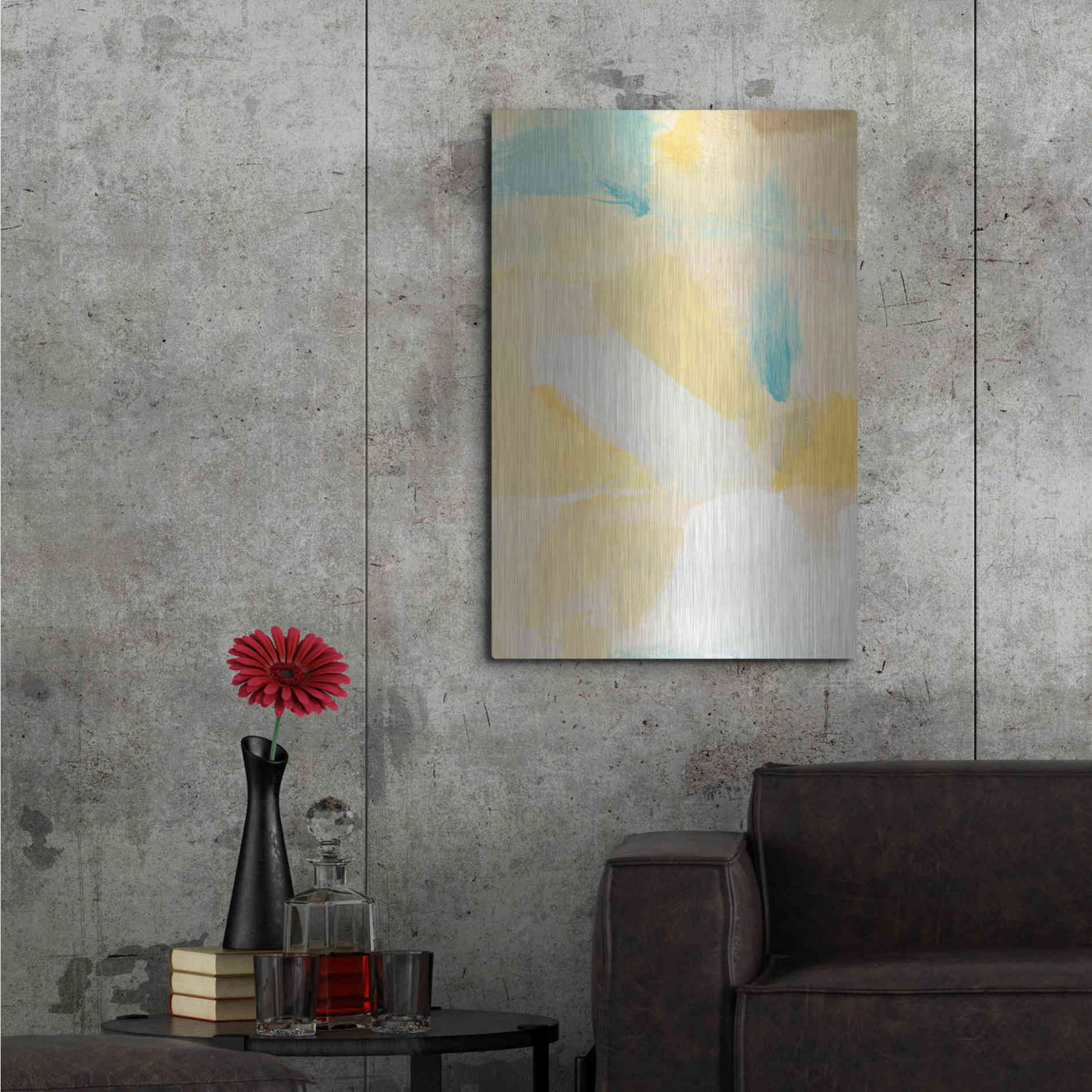Luxe Metal Art 'Jules' by Christina Long, Metal Wall Art,24x36