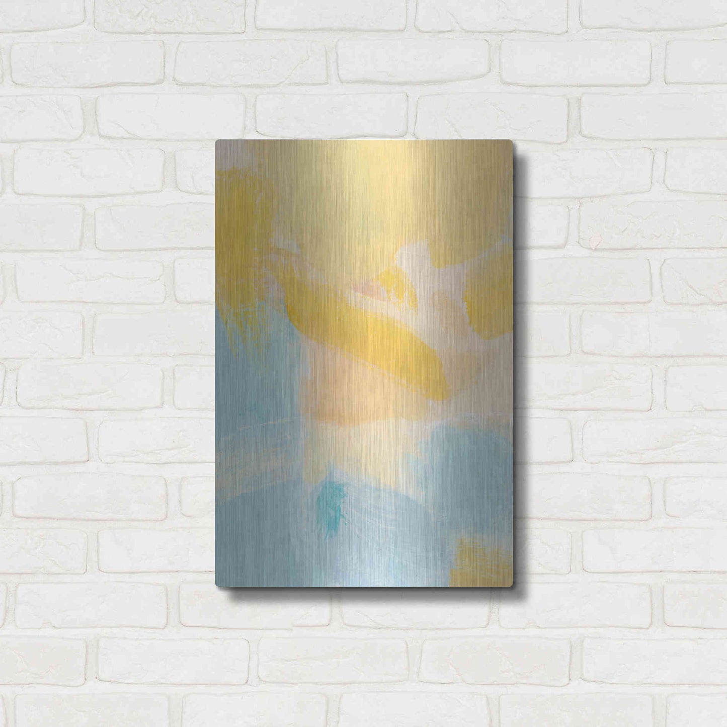 Luxe Metal Art 'Minted' by Christina Long, Metal Wall Art,16x24