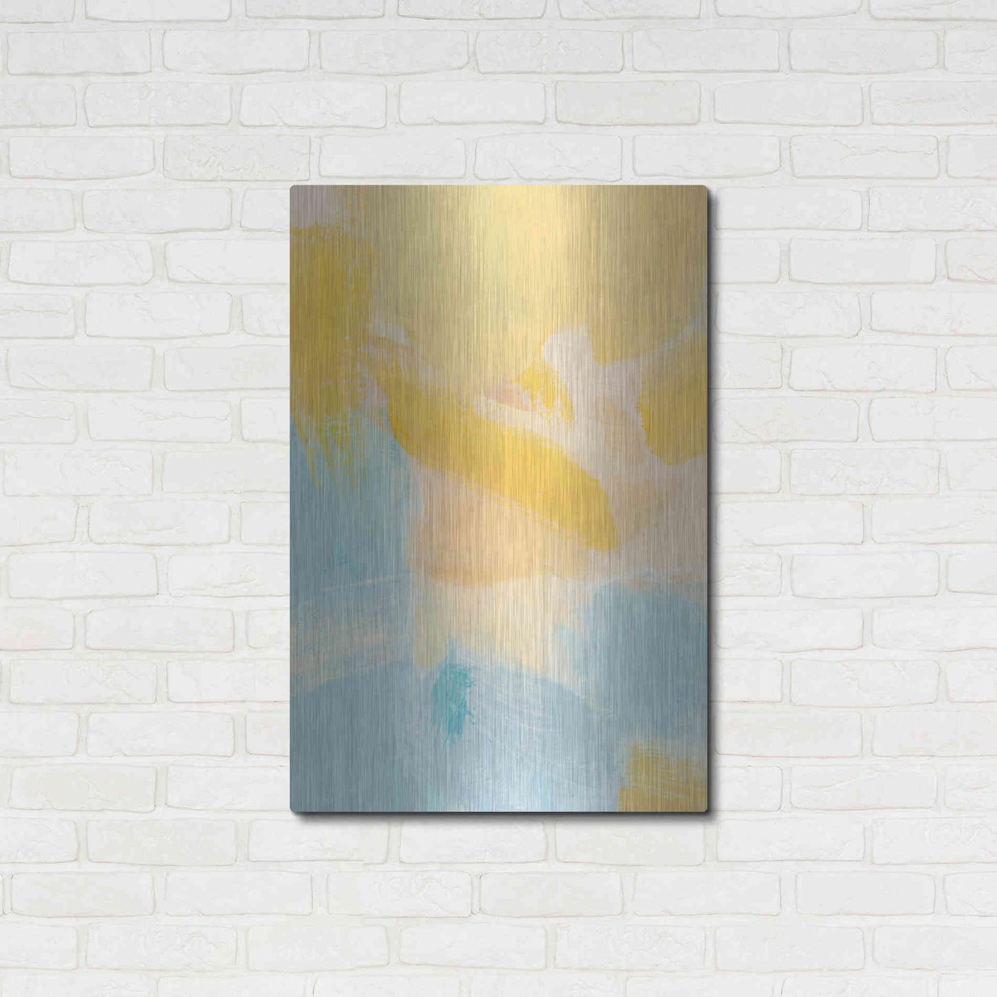 Luxe Metal Art 'Minted' by Christina Long, Metal Wall Art,24x36