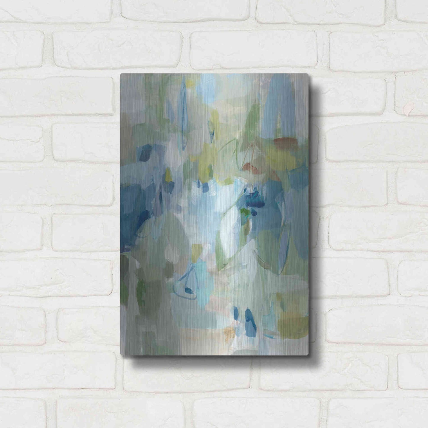 Luxe Metal Art 'Lakeside' by Christina Long, Metal Wall Art,12x16