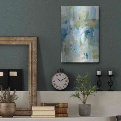 Luxe Metal Art 'Lakeside' by Christina Long, Metal Wall Art,12x16