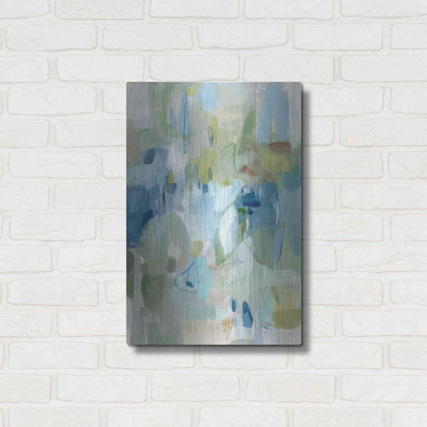 Luxe Metal Art 'Lakeside' by Christina Long, Metal Wall Art,16x24