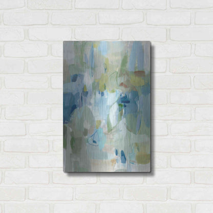 Luxe Metal Art 'Lakeside' by Christina Long, Metal Wall Art,16x24