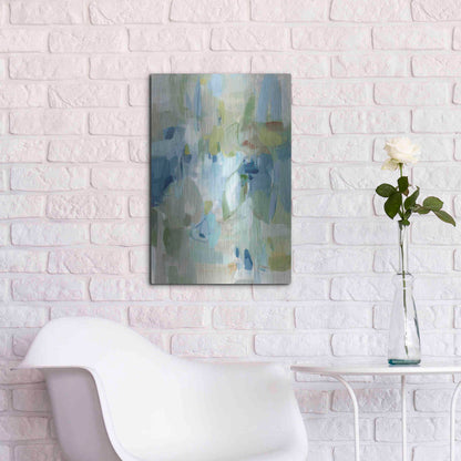 Luxe Metal Art 'Lakeside' by Christina Long, Metal Wall Art,16x24