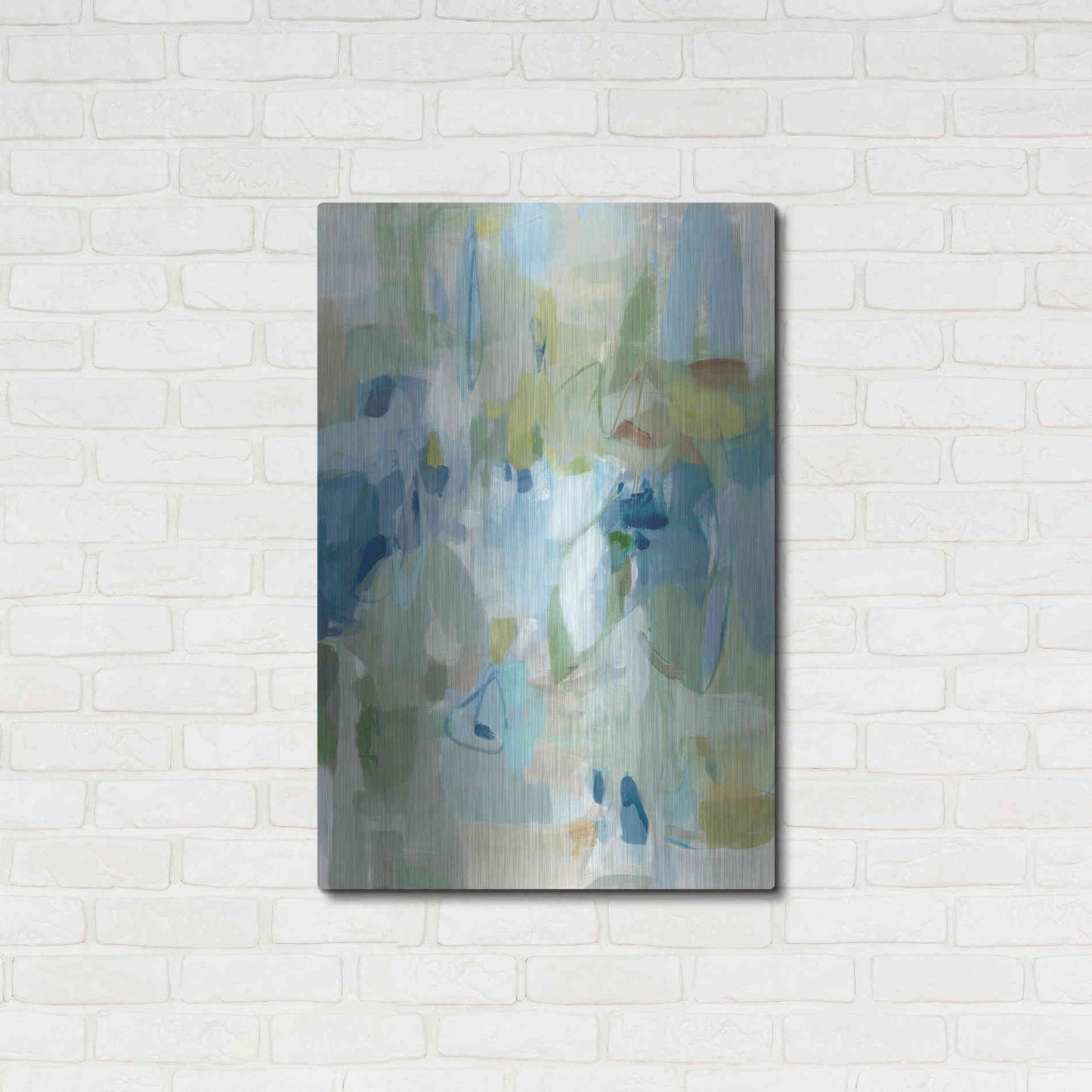 Luxe Metal Art 'Lakeside' by Christina Long, Metal Wall Art,24x36