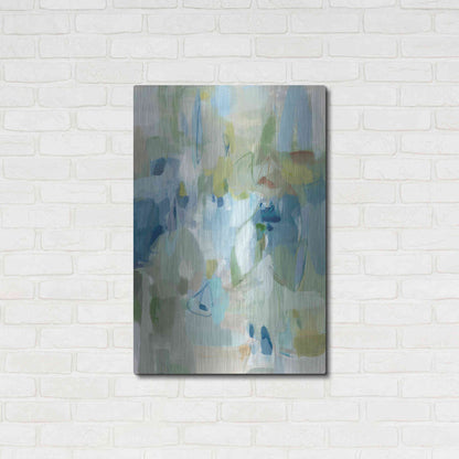 Luxe Metal Art 'Lakeside' by Christina Long, Metal Wall Art,24x36