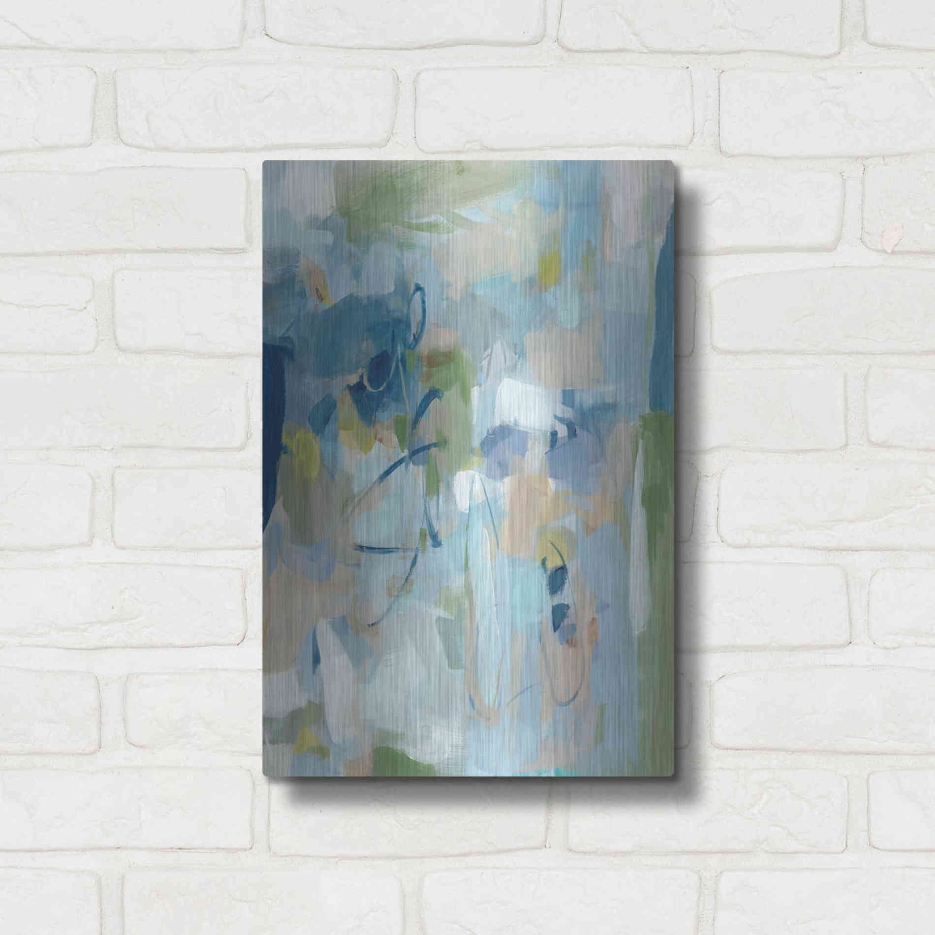 Luxe Metal Art 'Stillness' by Christina Long, Metal Wall Art,12x16