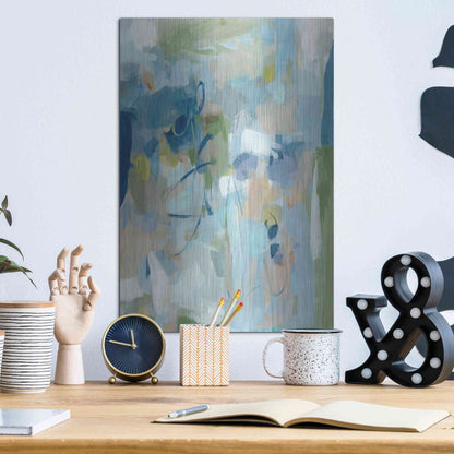 Luxe Metal Art 'Stillness' by Christina Long, Metal Wall Art,12x16