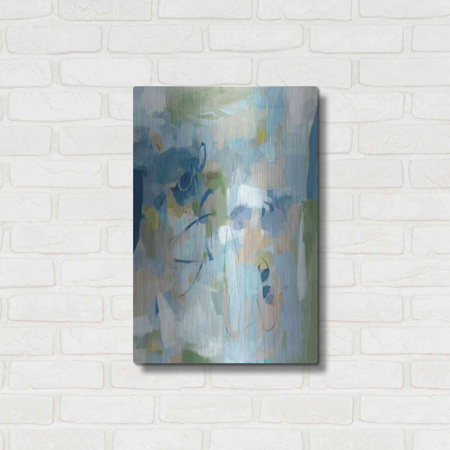 Luxe Metal Art 'Stillness' by Christina Long, Metal Wall Art,16x24