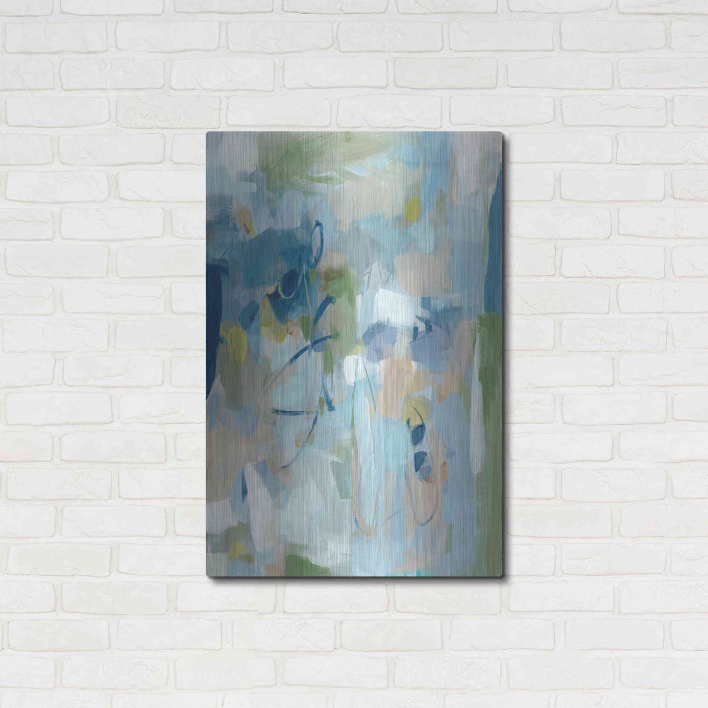 Luxe Metal Art 'Stillness' by Christina Long, Metal Wall Art,24x36