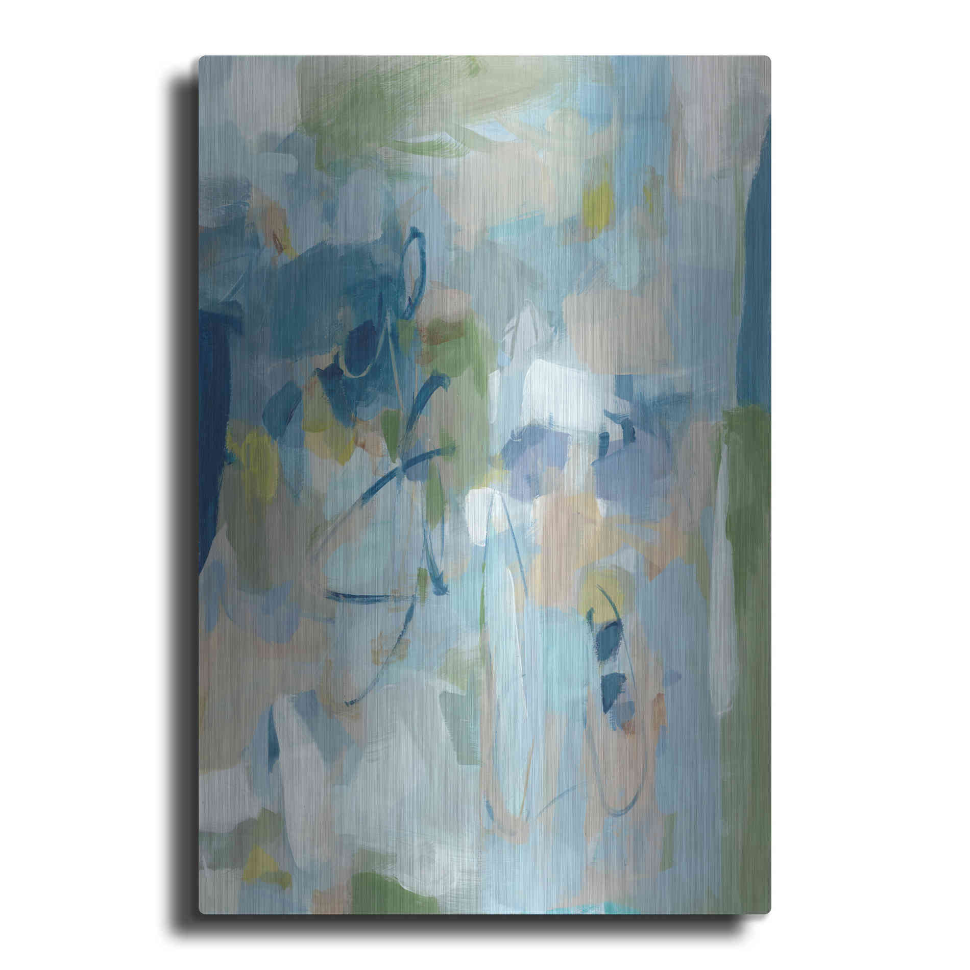 Luxe Metal Art 'Stillness' by Christina Long, Metal Wall Art