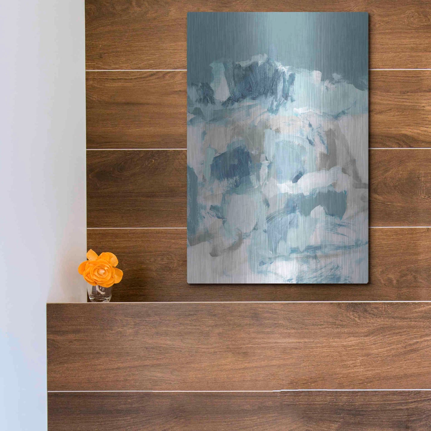 Luxe Metal Art 'August I' by Christina Long, Metal Wall Art,12x16