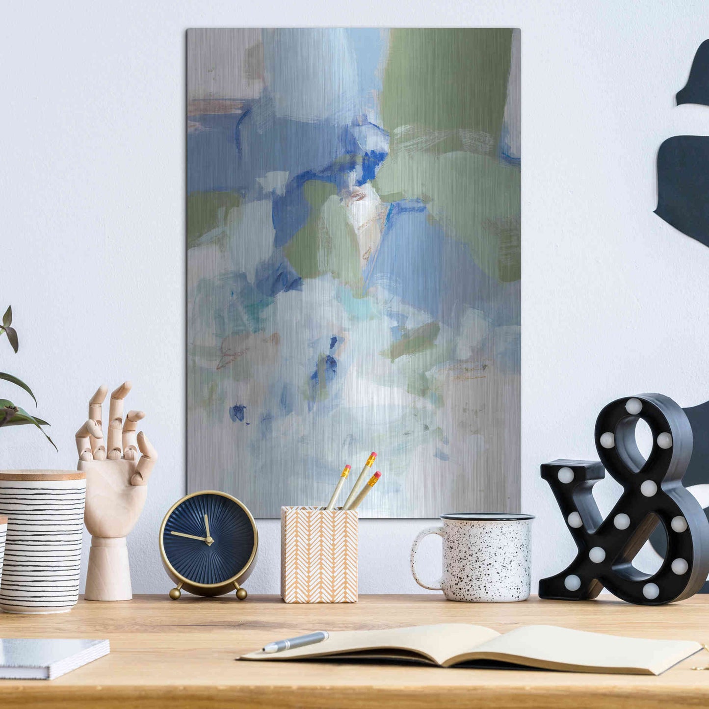 Luxe Metal Art 'After Hours II' by Christina Long, Metal Wall Art,12x16