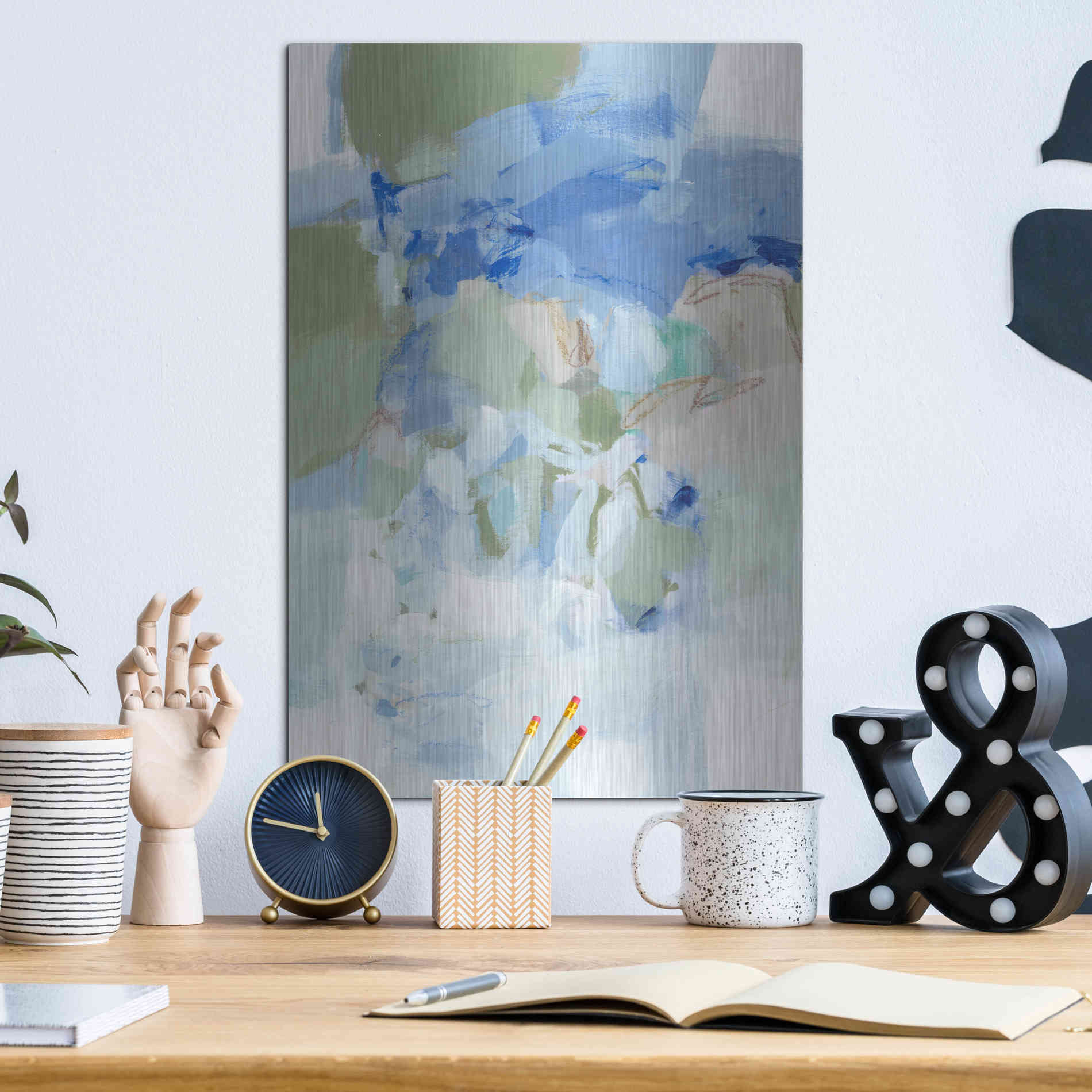 Luxe Metal Art 'After Hours I' by Christina Long, Metal Wall Art,12x16