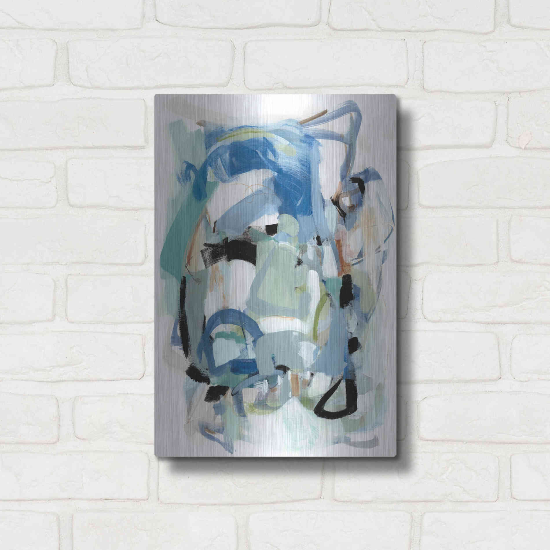 Luxe Metal Art 'Fall IV' by Christina Long, Metal Wall Art,12x16