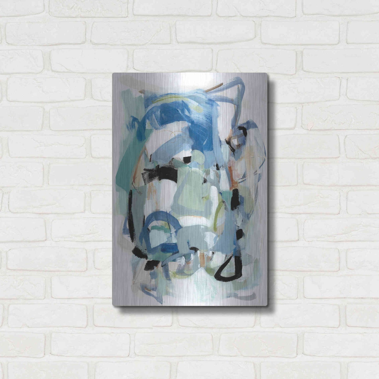 Luxe Metal Art 'Fall IV' by Christina Long, Metal Wall Art,16x24