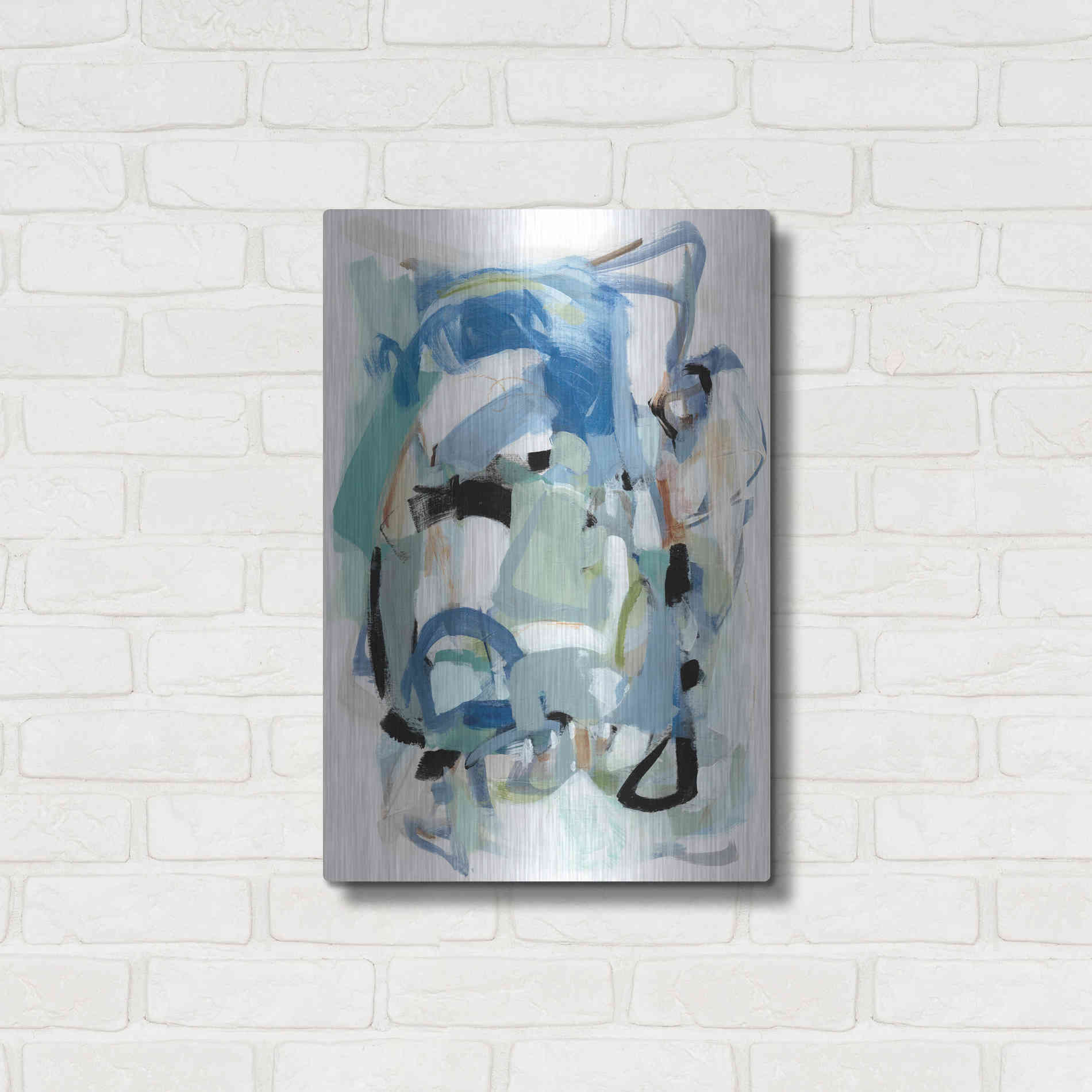 Luxe Metal Art 'Fall IV' by Christina Long, Metal Wall Art,16x24