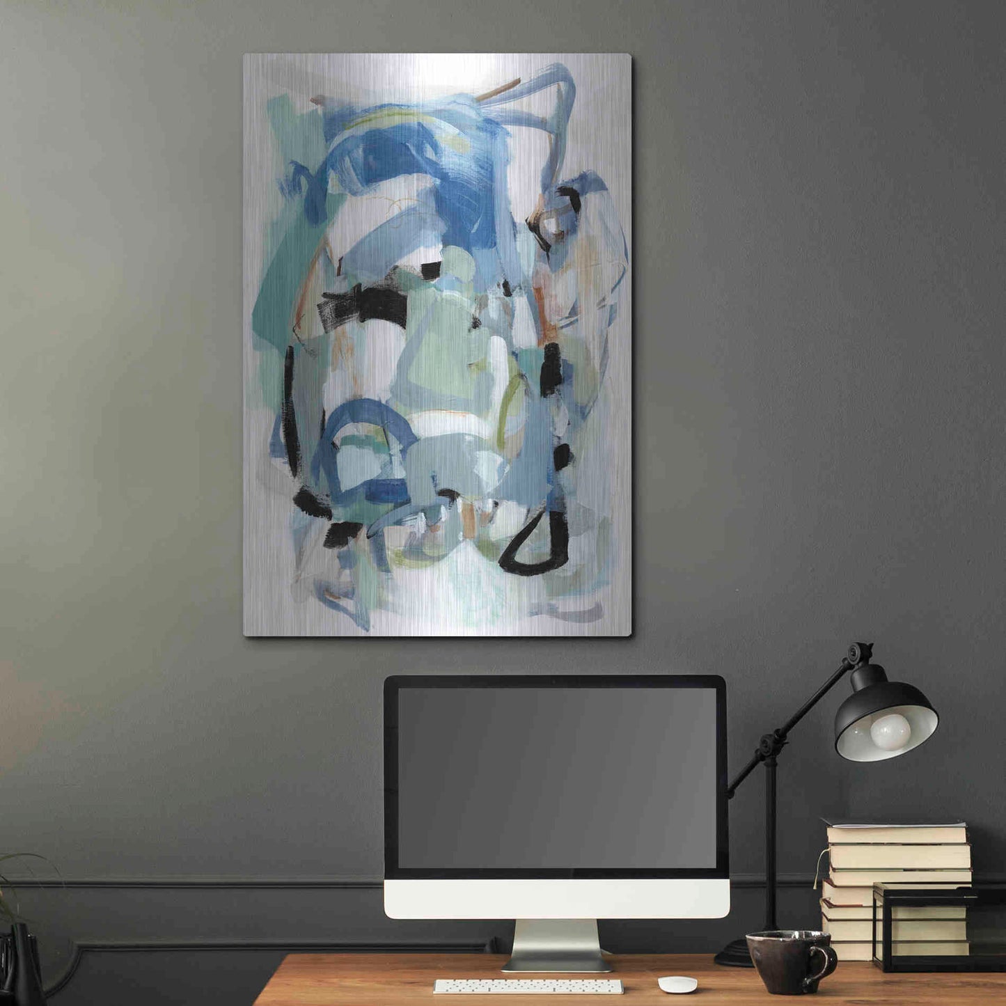 Luxe Metal Art 'Fall IV' by Christina Long, Metal Wall Art,24x36