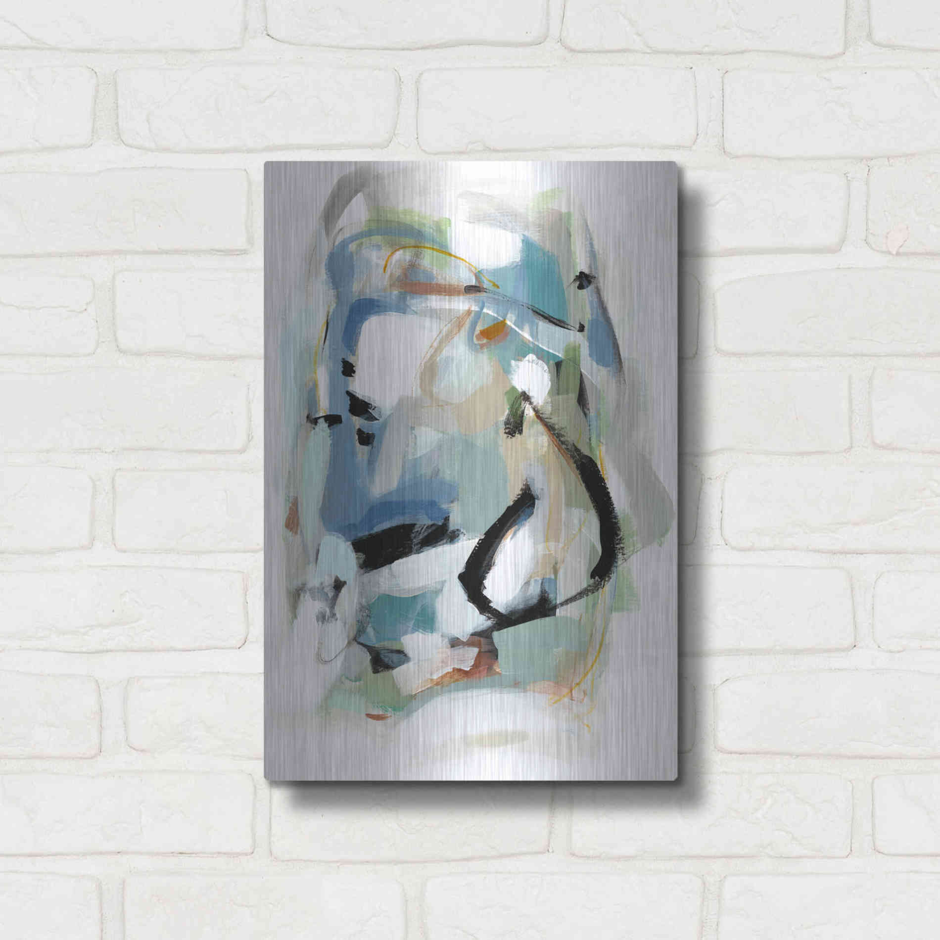 Luxe Metal Art 'Fall II' by Christina Long, Metal Wall Art,12x16