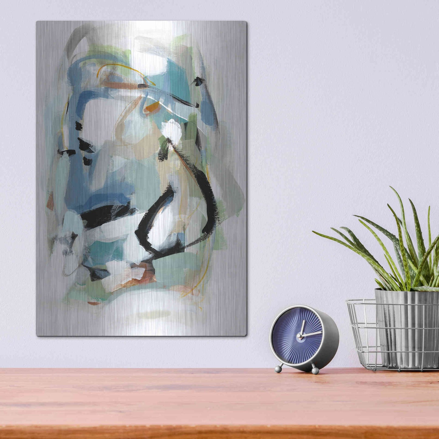 Luxe Metal Art 'Fall II' by Christina Long, Metal Wall Art,12x16