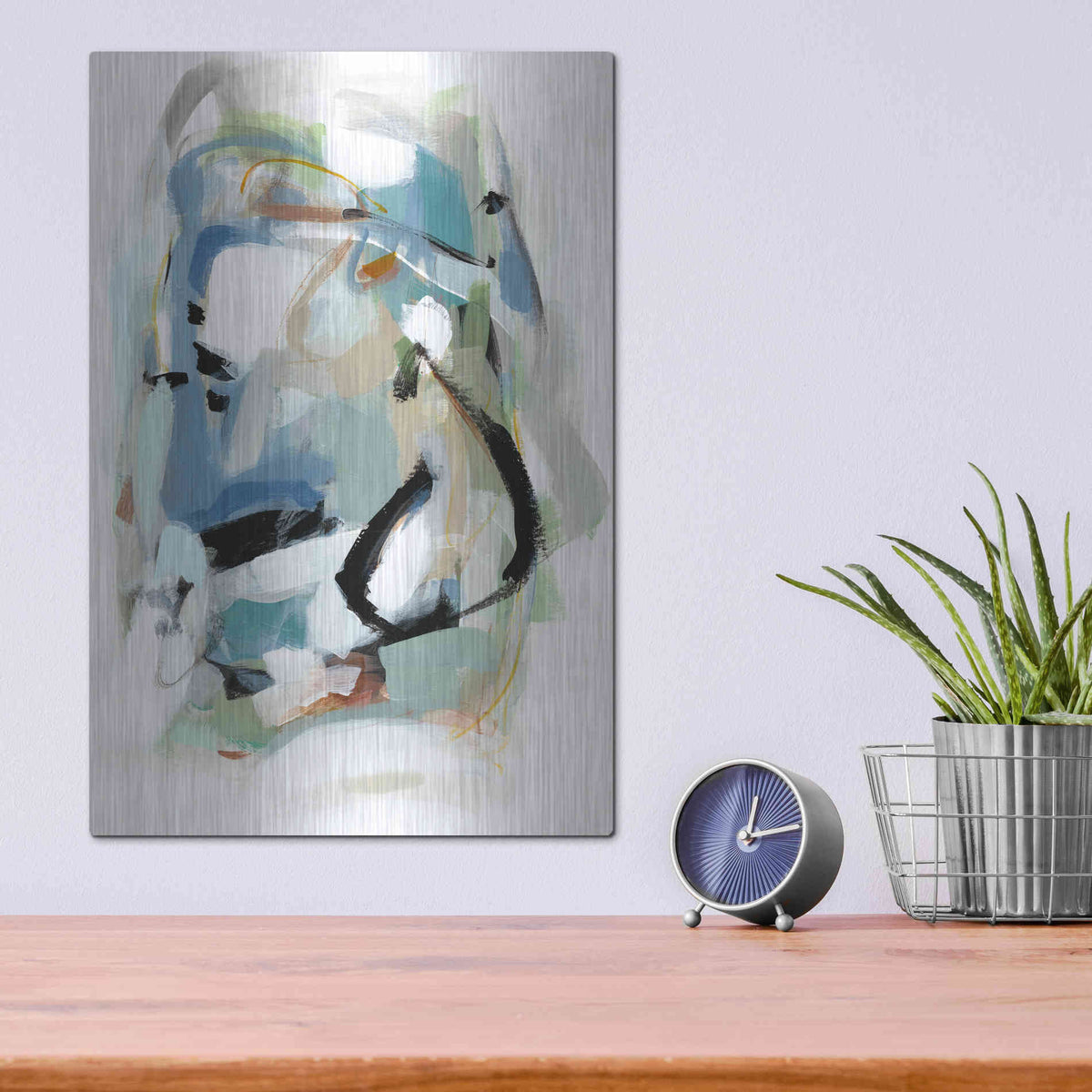 Luxe Metal Art 'Fall II' by Christina Long, Metal Wall Art,12x16