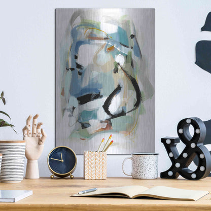 Luxe Metal Art 'Fall II' by Christina Long, Metal Wall Art,12x16