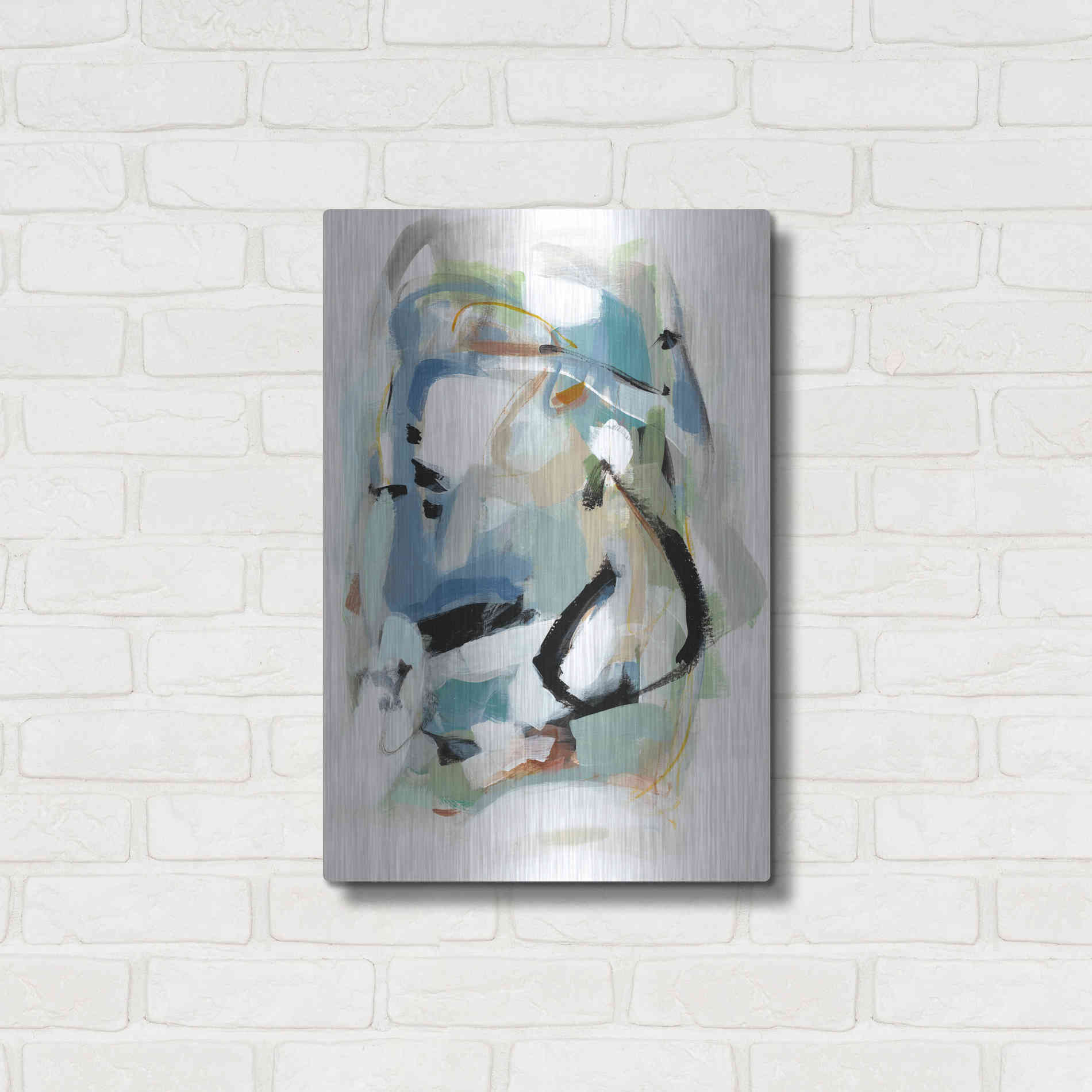 Luxe Metal Art 'Fall II' by Christina Long, Metal Wall Art,16x24