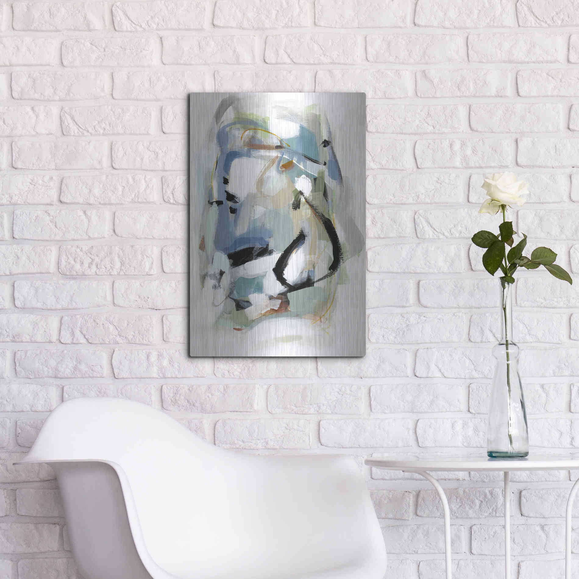 Luxe Metal Art 'Fall II' by Christina Long, Metal Wall Art,16x24