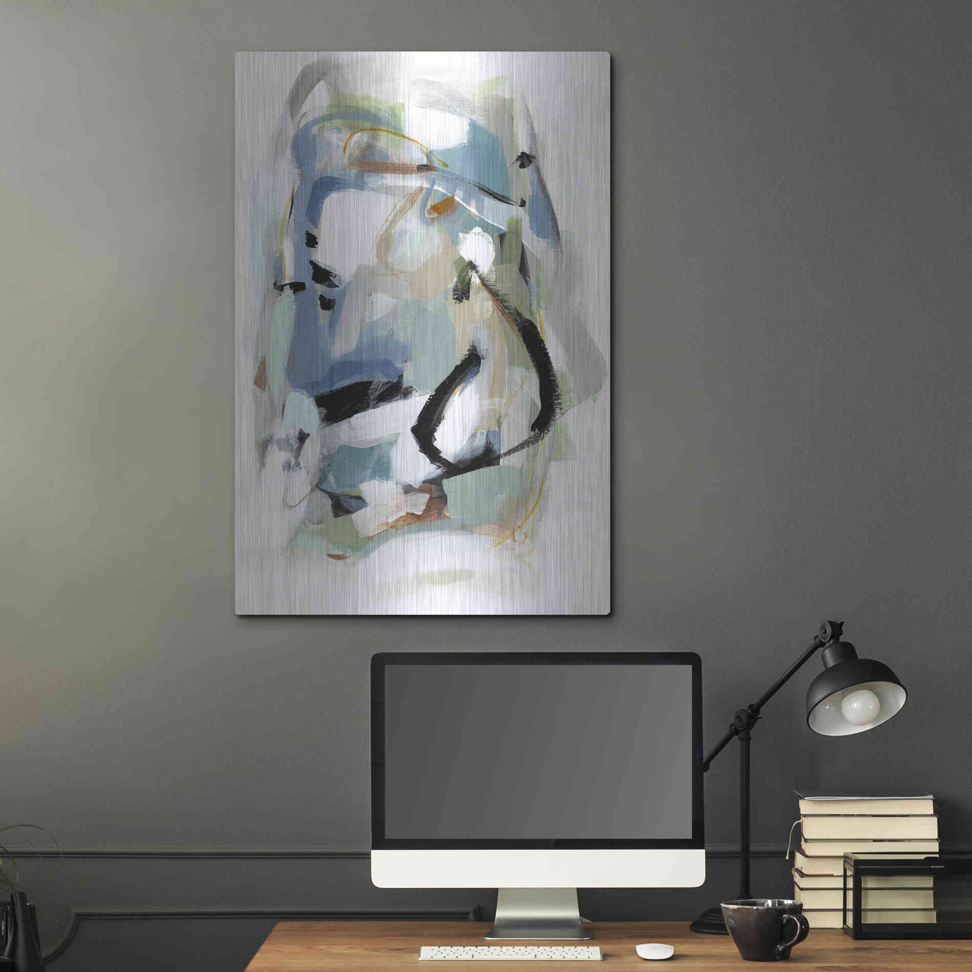 Luxe Metal Art 'Fall II' by Christina Long, Metal Wall Art,24x36