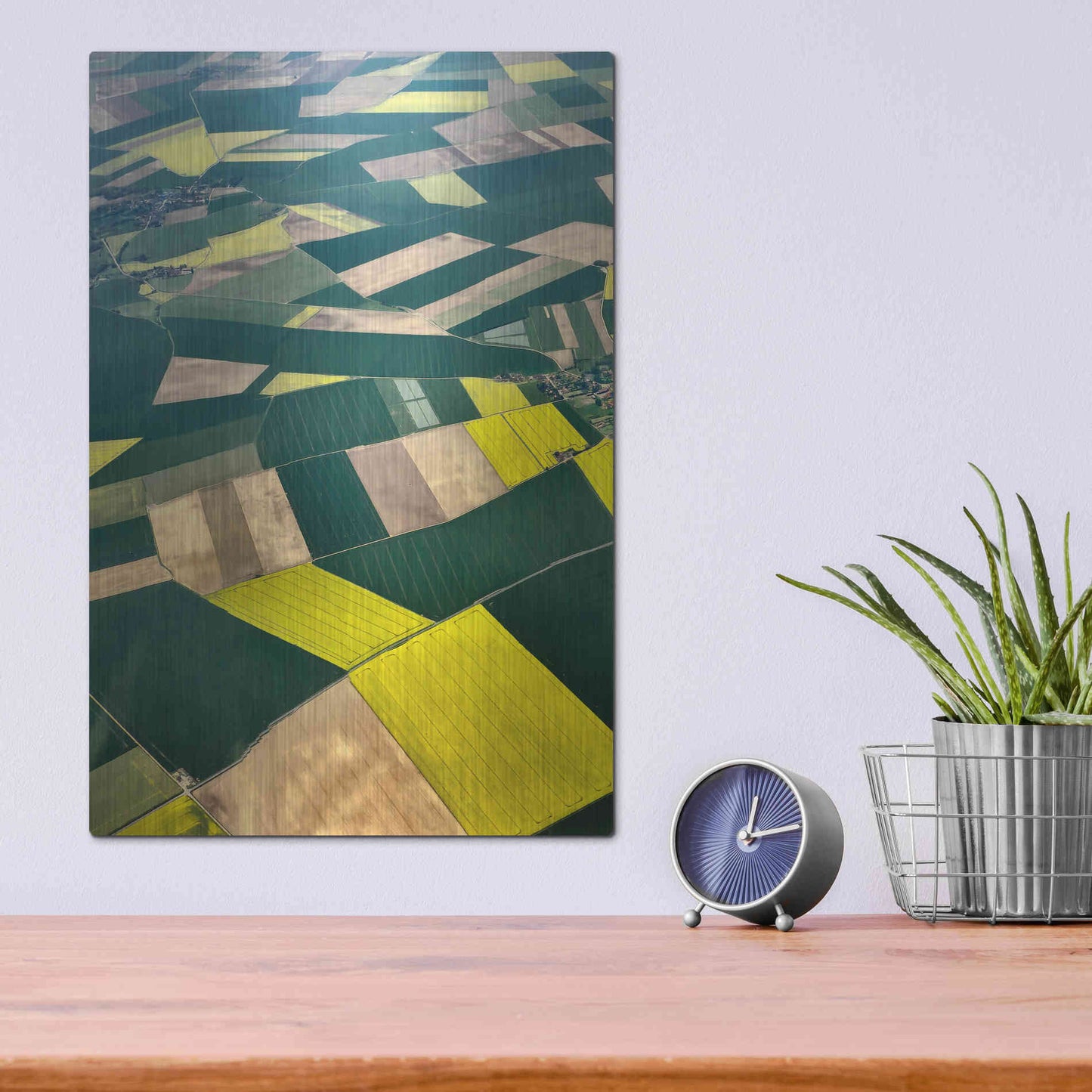 Luxe Metal Art 'Approaching Paris I' by Colby Chester, Metal Wall Art,12x16