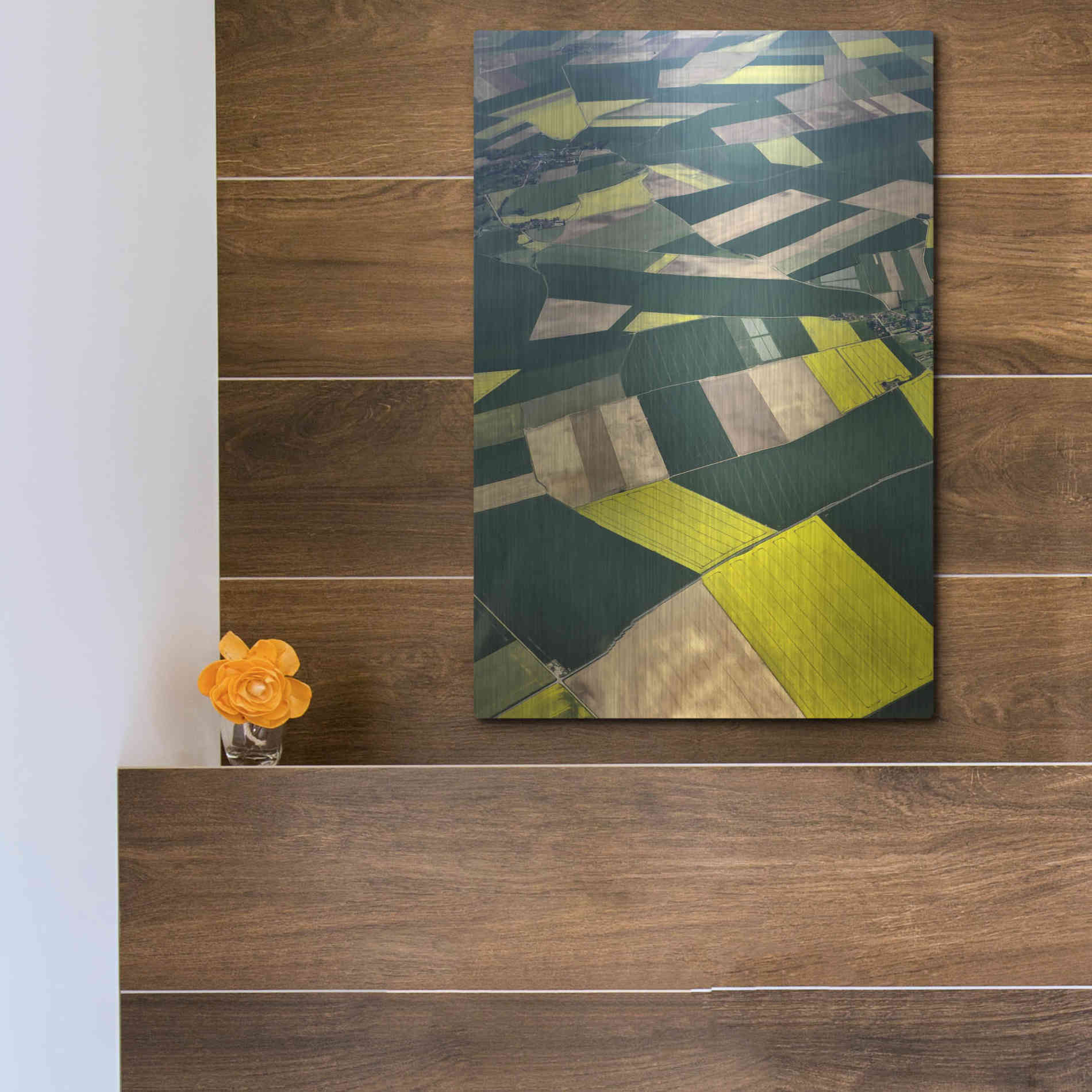 Luxe Metal Art 'Approaching Paris I' by Colby Chester, Metal Wall Art,12x16