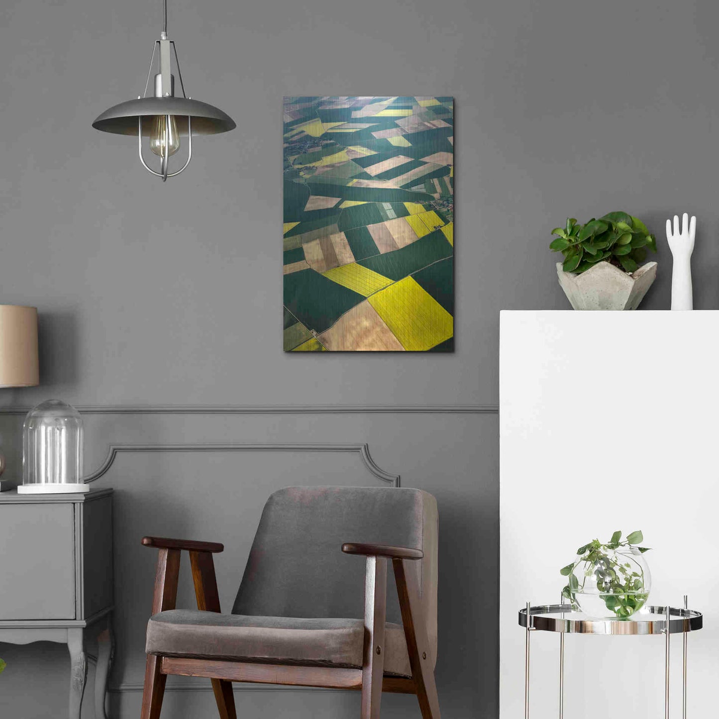 Luxe Metal Art 'Approaching Paris I' by Colby Chester, Metal Wall Art,16x24