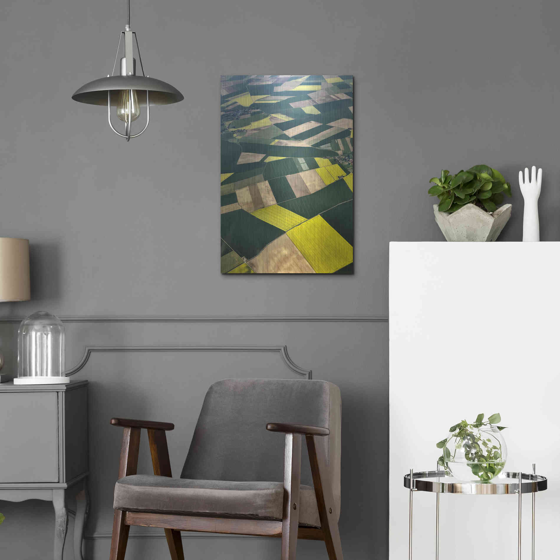 Luxe Metal Art 'Approaching Paris I' by Colby Chester, Metal Wall Art,16x24