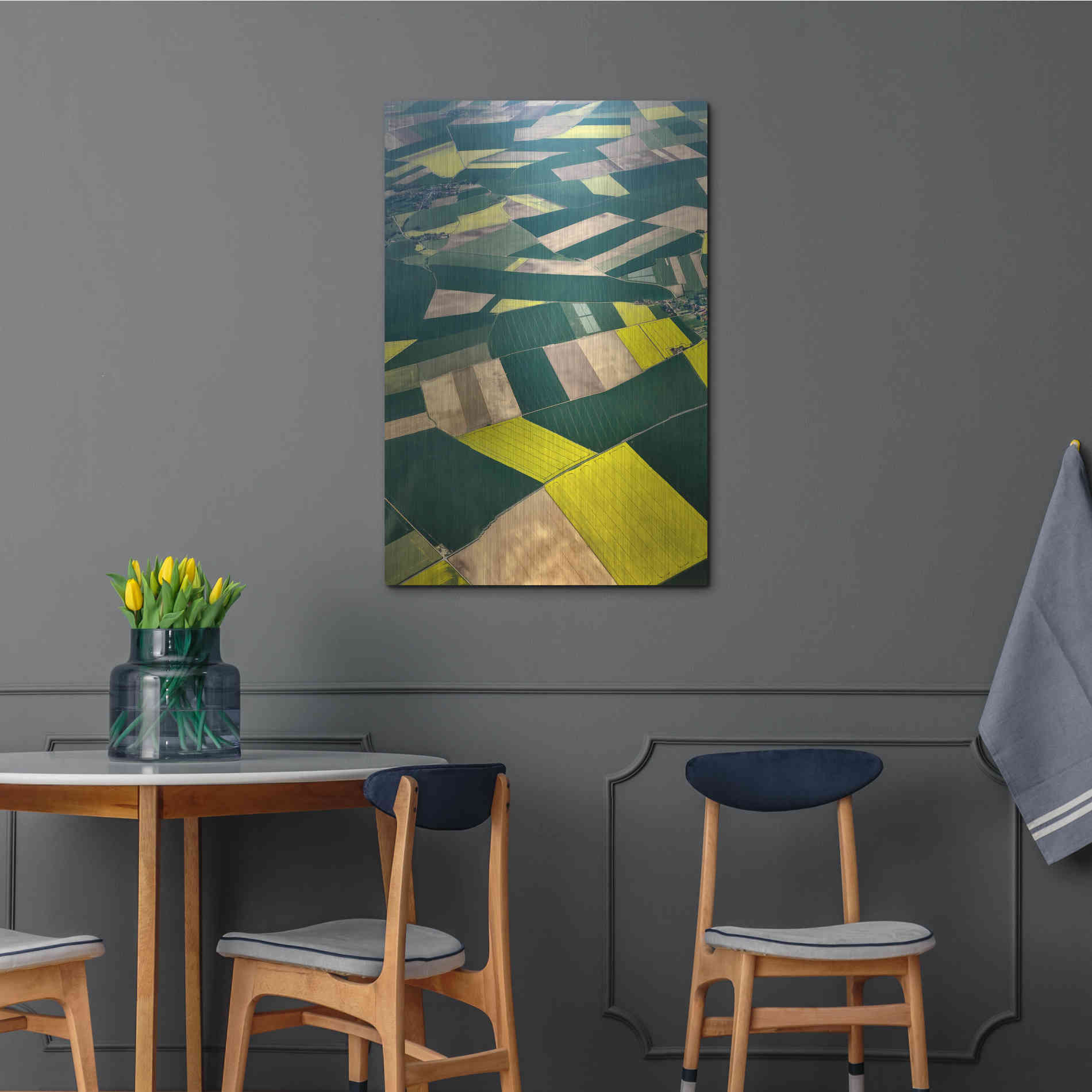 Luxe Metal Art 'Approaching Paris I' by Colby Chester, Metal Wall Art,24x36