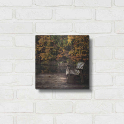 Luxe Metal Art 'Autumn Rest' by Danny Head, Metal Wall Art,12x12