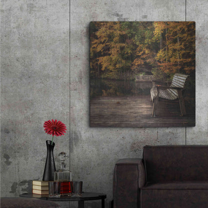 Luxe Metal Art 'Autumn Rest' by Danny Head, Metal Wall Art,36x36