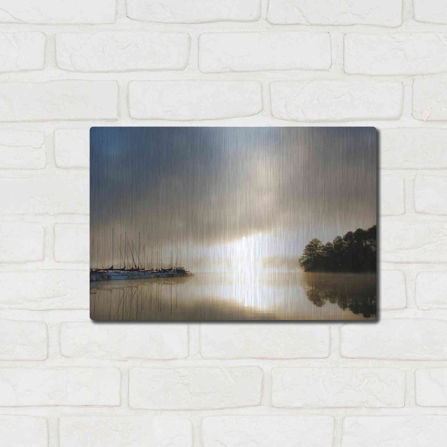 Luxe Metal Art 'Breaking Through I' by Danny Head, Metal Wall Art,16x12
