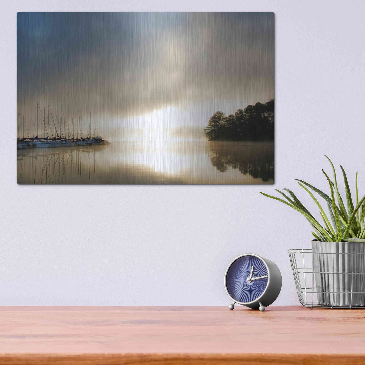 Luxe Metal Art 'Breaking Through I' by Danny Head, Metal Wall Art,16x12