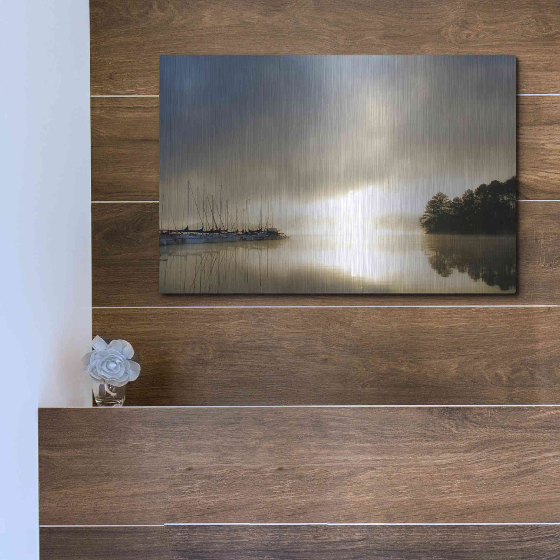 Luxe Metal Art 'Breaking Through I' by Danny Head, Metal Wall Art,16x12