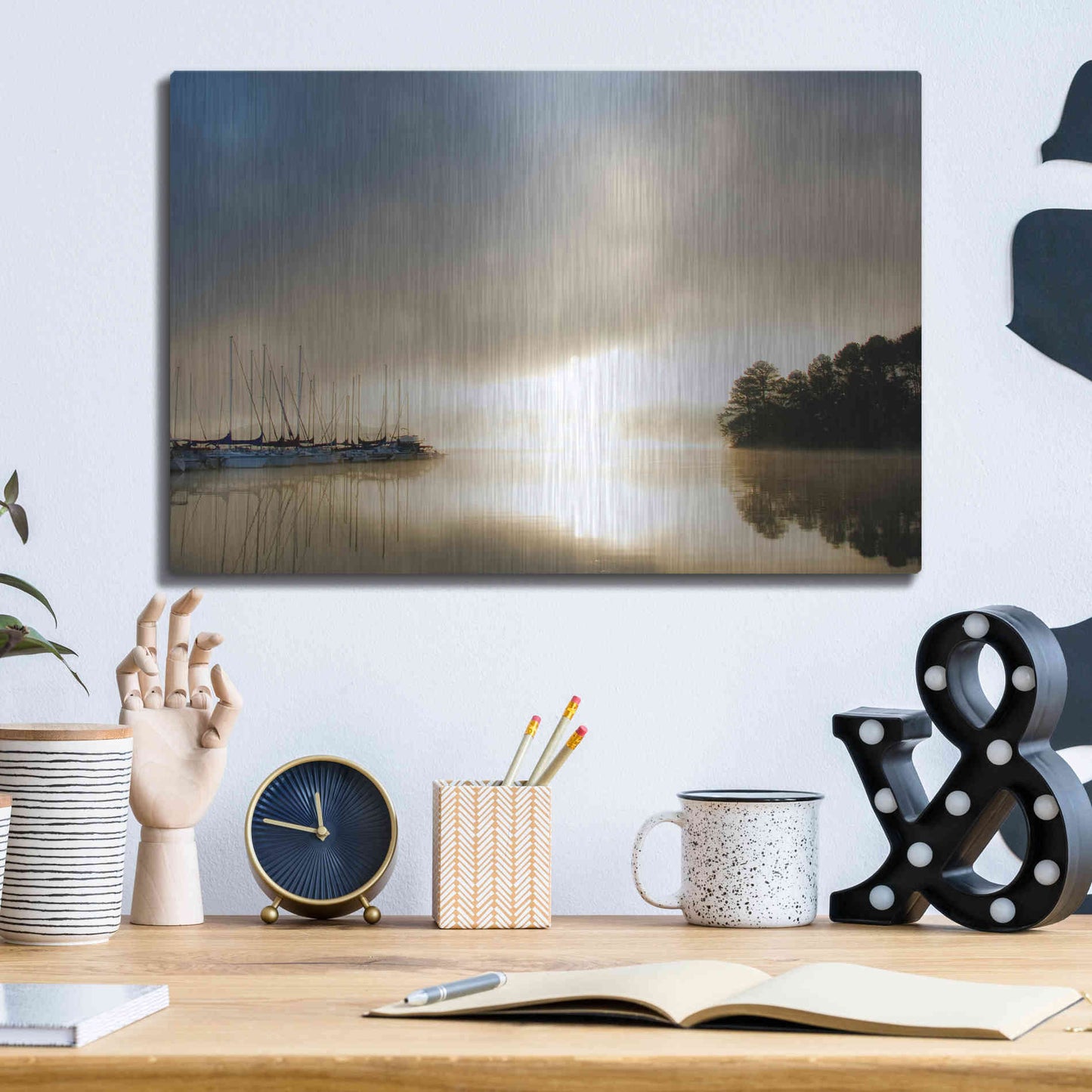 Luxe Metal Art 'Breaking Through I' by Danny Head, Metal Wall Art,16x12