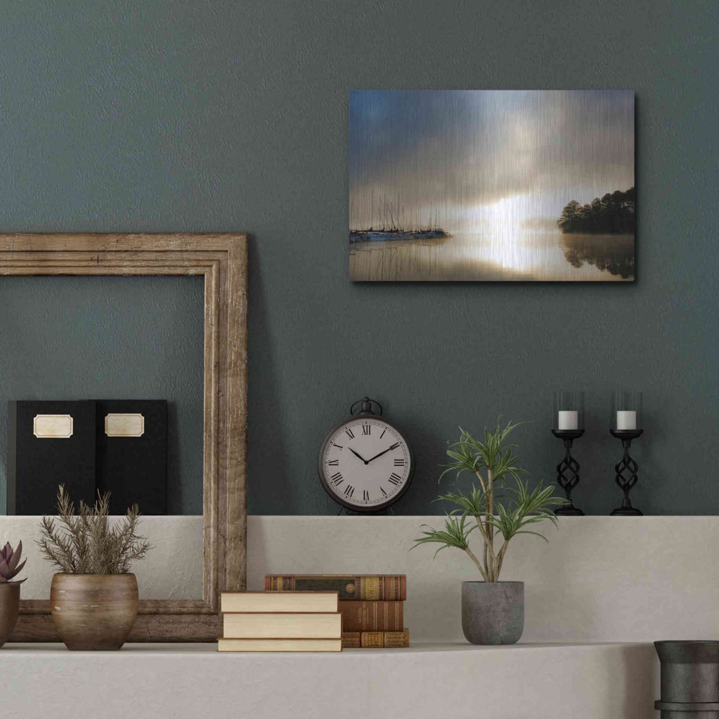 Luxe Metal Art 'Breaking Through I' by Danny Head, Metal Wall Art,16x12