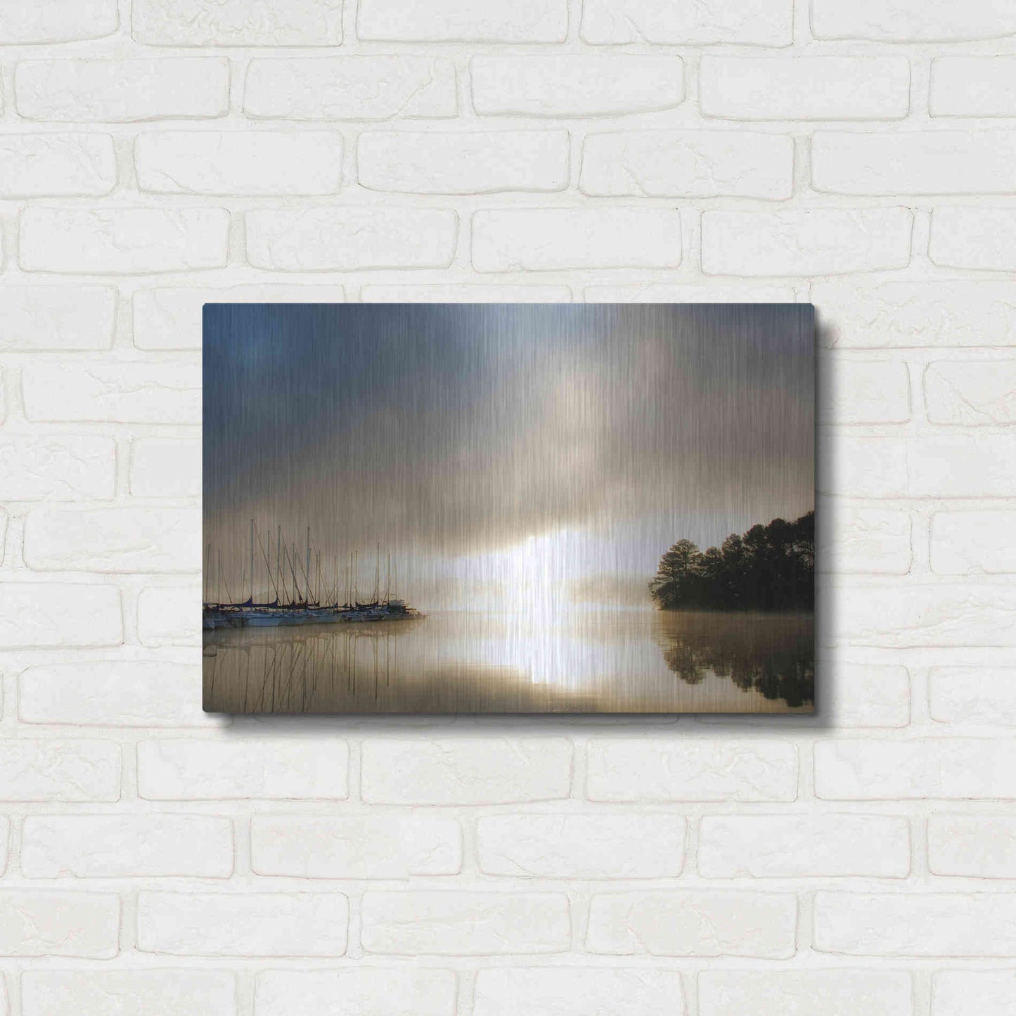 Luxe Metal Art 'Breaking Through I' by Danny Head, Metal Wall Art,24x16